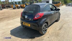 2013 FORD KA METAL 5-speed manual petrol 3-door hatchback car (MW13 UAL)(MoT 18th March 2027)(V5 & some history in office) - 2