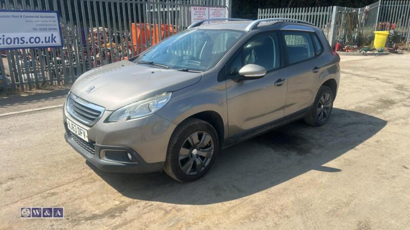 2014 PEUGEOT 2008 ACTIVE HDI 5-door hatchback 5-speed manual diesel car (AJ63 DFV)(Spare keys & part V5 in office- no new keeper slip)