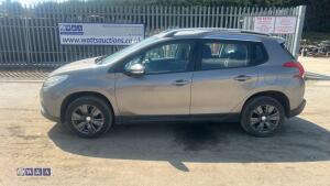 2014 PEUGEOT 2008 ACTIVE HDI 5-door hatchback 5-speed manual diesel car (AJ63 DFV)(Spare keys & part V5 in office- no new keeper slip) - 2