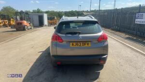 2014 PEUGEOT 2008 ACTIVE HDI 5-door hatchback 5-speed manual diesel car (AJ63 DFV)(Spare keys & part V5 in office- no new keeper slip) - 4