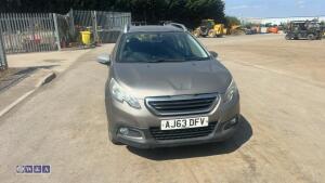2014 PEUGEOT 2008 ACTIVE HDI 5-door hatchback 5-speed manual diesel car (AJ63 DFV)(Spare keys & part V5 in office- no new keeper slip) - 8