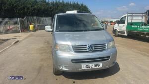 2007 VOLKSWAGEN TRANSPORTER T5 130 8 seater day van conversion (LG57 DFF)(MoT 1st April 2027)(V5 in office) (CATEGORY S INSURANCE LOSS) - 11