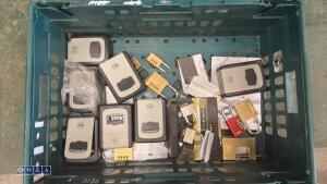 Tray of locks & key safes