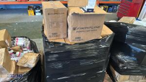 Pallet of disinfectant wipes
