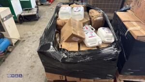 Pallet of hand sanitiser