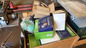 Pallet of miscellaneous including hinges, sinks etc
