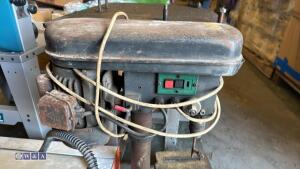 AJAX AJBM12 5 speed pillar drill c/w heavy duty bench stand & pipe vice - 2