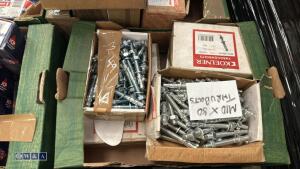Box of M10/80 throughbolts