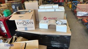 Pallet of HD stick on velcro & 2 boxes of ROBUS RO75LED ceiling lights - 5