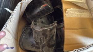 Pallet of miscellaneous including guttering components, rocker switches etc - 6