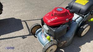 HONDA IZY petrol rotary mower c/w collection box - 5