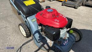 HONDA IZY petrol rotary mower c/w collection box - 6