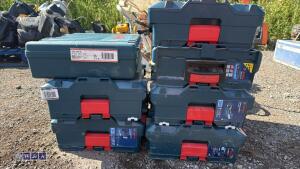 Quantity of BOSCH plastic tool cases - 4