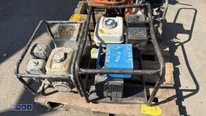 2 x STEPHILL dual volt petrol generators (3327033)(345658)