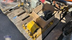 2 x WACKER NEUSON & BELLE petrol compaction plates (3442966)(3412581)(3373259) - 2