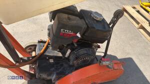 CLIPPER CS451 petrol floor saw c/w dust suppression bottle - 4