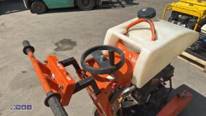 CLIPPER CS451 petrol floor saw c/w dust suppression bottle - 5