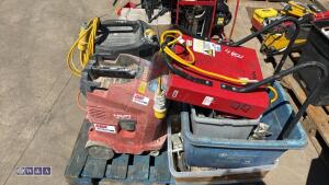 Pallet of miscelleanous including vacuums, wheels etc - 7