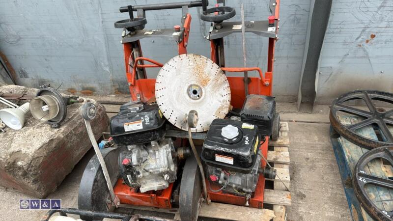 2 x HUSQVARNA petrol floor saws spares