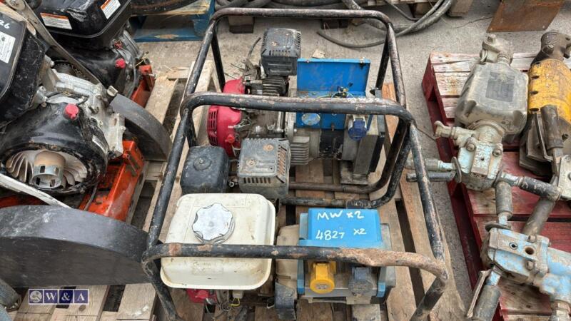 2 x petrol generators spares