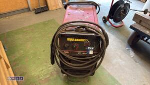 LINCOLN CV450T electric mig welder c/w leads - 5