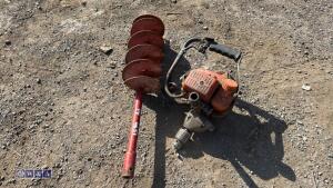 Petrol hand held drill & auger flyte - 4