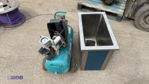 MAKITA 110v compressor & stainless steel industrial sink - 6