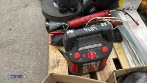 Pallet of miscelleanous including jump pack, grinding discs etc - 5