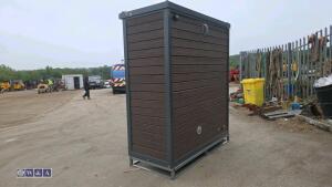 BBQ house outdoor cooking station c/w electric roller shutter door (unused) - 5