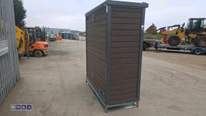 BBQ house outdoor cooking station c/w electric roller shutter door (unused) - 7
