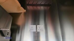 BBQ house outdoor cooking station c/w electric roller shutter door (unused) - 13