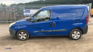 2012 FIAT DOBLO SX MULTIJET 1.3 diesel 5-speed manual van c/w side loading door (YT62 TZA) - 2