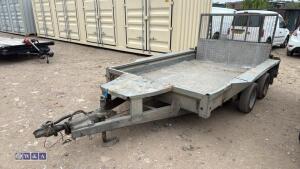 IFOR WILLIAMS 3.5t twin axle plant trailer (s/n 22654)