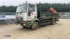 2002 IVECO FORD CARGO TECTOR 150E18 PALFINGER crane wagon (XM02 MKM)