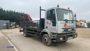 2002 IVECO FORD CARGO TECTOR 150E18 PALFINGER crane wagon (XM02 MKM) - 6