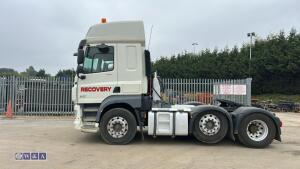 2017 DAF CF EURO 6 6x2 automatic c/w Mid lift axle, Alloy wheels, Tipping gear, Sliding 5th wheel, Aluminium cat walk (DX17 ZFE)(MoT 31st December 2026)(V5 in office) - 2