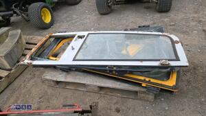 Pallet of excavator doors - 2