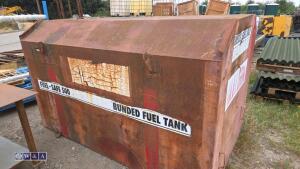 2200ltr steel bunded diesel tank c/w manual pump - 3