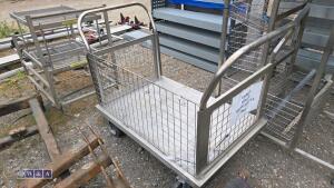 Wheeled metal trolley - 3