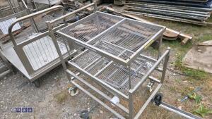 Wheeled metal trolley - 3