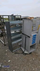 2 x sections of van racking