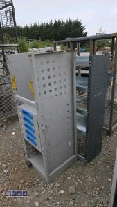 2 x sections of van racking - 2
