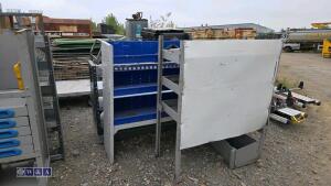 3 x sections of van racking - 3