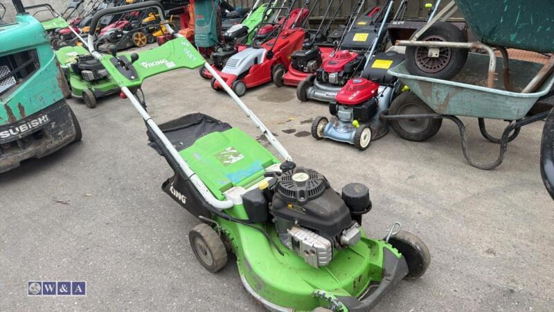 VIKING MB756 petrol rotary mower c/w collection box