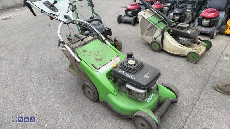 VIKING MB755 petrol rotary mower c/w collection box