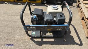 KOHLER SDMO HX3000 petrol dual volt generator - 4