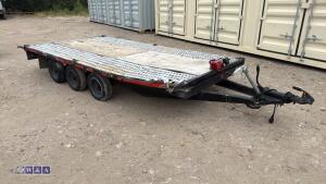 Tri-axle car transporter trailer (accident damaged) - 3
