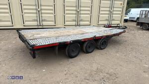 Tri-axle car transporter trailer (accident damaged) - 8