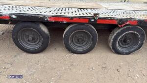 Tri-axle car transporter trailer (accident damaged) - 9