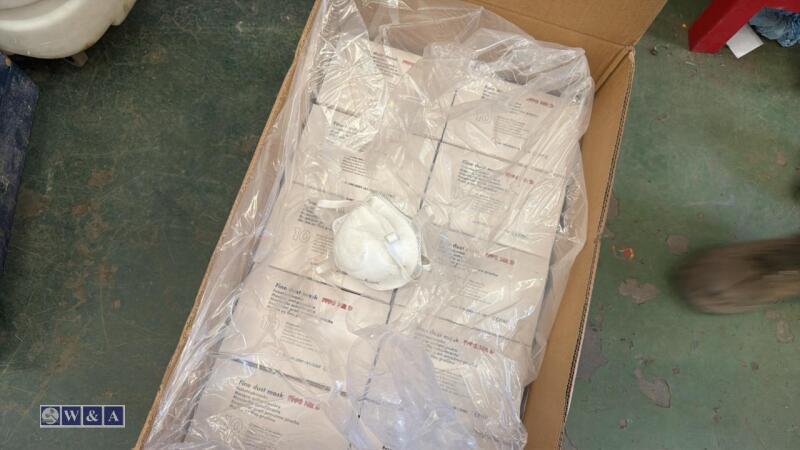 Quantity of dust masks (approx 10 x boxes)